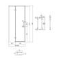 Cersanit Larga - Porte de douche 90x195 cm, gauche, chrome/verre clair S932-120