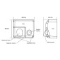 Jet Dryer Sèche-mains - Sèche-mains à air chaud, blanc 8596220009265 Jet Dryer Sèche-mains - Sèche-mains à air chaud, blanc 8596220009265