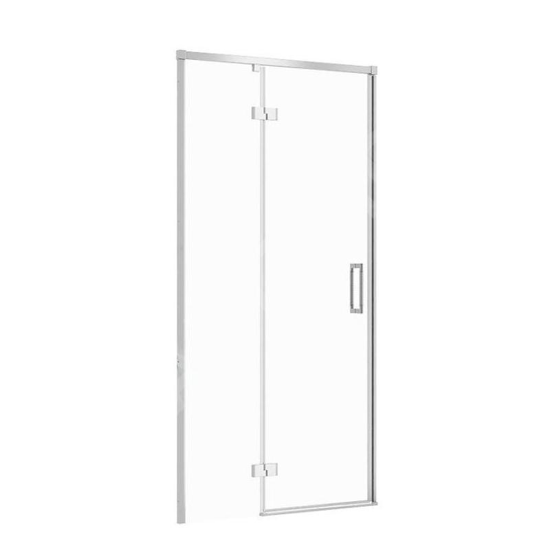 Cersanit Larga - Porte de douche 100x195 cm, gauche, chrome/verre clair S932-121