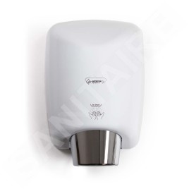 Jet Dryer Sèche-mains - Sèche-mains sans contact, Jet Dryer BOOSTER, métal blanc 8596220009333
