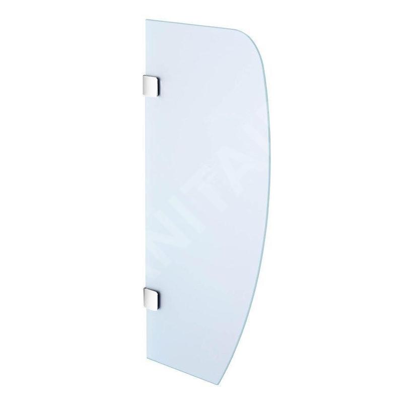 Sapho Accessoires - Paroi de séparation entre urinoirs 400x800 mm, verre dépoli 2502-05