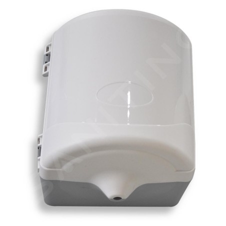 Novaservis Programme d'hygiène - Distributeur d'essuie-tout à déroulement central, plastique blanc 69093,1