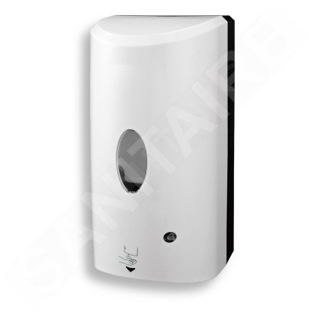 Novaservis Programme d'hygiène - Distributeur de savon liquide sans contact, 1200 ml, blanc/plastique 69082,1