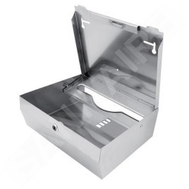 Nimco Autres - Distributeur de serviettes en papier, petit, inox brossé HPM 27080-S-10