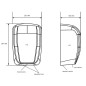 Jet Dryer Sèche-mains - Sèche-mains Storm, plastique ABS blanc 8596220006370 Jet Dryer Sèche-mains - Sèche-mains Storm, plastique ABS blanc 8596220006370