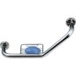 Sapho Équipement de salle de bain - Poignée incurvée avec porte-savon en fil de fer, chrome XH520