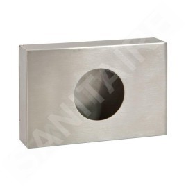 Sapho Série Hôtel - Réservoir de sacs hygiéniques HygBag, inox brossé XP044