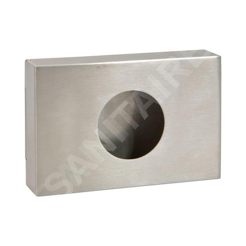 Sapho Série Hôtel - Réservoir de sacs hygiéniques HygBag, inox brossé XP044