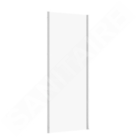 Cersanit Larga - Paroi de douche 80 cm, chrome/verre clair S932-131