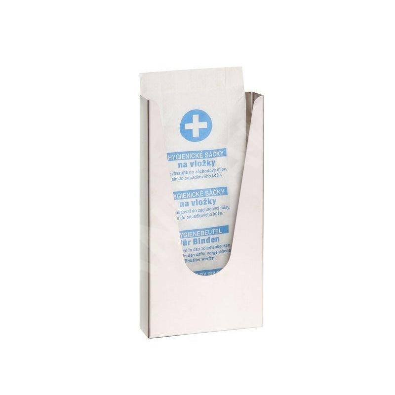 Sapho Série Hôtel - Distributeur de sacs en papier HygBag, inox XP049