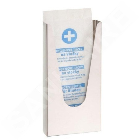 Sapho Série Hôtel - Distributeur de sacs en papier HygBag, inox XP049
