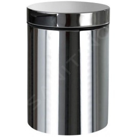 Sapho Série Hôtel - Poubelle mural 3 l, inox brossé XP017