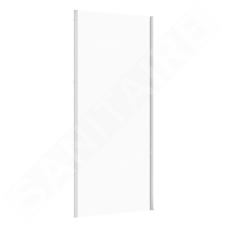 Cersanit Larga - Paroi de douche 90 cm, chrome/verre clair S932-132