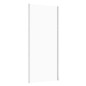 Cersanit Larga - Paroi de douche 90 cm, chrome/verre clair S932-132
