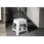 Aqualine Accessoires - Tabouret de salle de bains, avec espace de rangement, blanc 90902W
