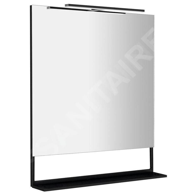 Sapho Erupta - Miroir avec éclairage LED, 800x800 mm, noir ERU335