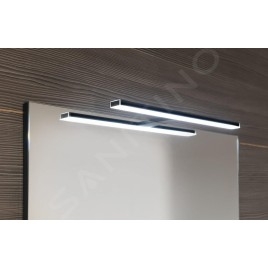Sapho Erupta - Miroir avec éclairage LED, 800x800 mm, noir ERU335