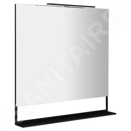 Sapho Erupta - Mirroir avec éclairage LED, 1000x800 mm, noir ERU340