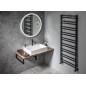 Sapho Float - Miroir avec éclairage LED, diamètre 803 mm, capteur IR, miroir cosmétique, blanc FT800 Sapho Float - Miroir avec éclairage LED, diamètre 803 mm, capteur IR, miroir cosmétique, blanc FT800