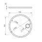 Sapho Float - Miroir avec éclairage LED, diamètre 903 mm, capteur IR, miroir cosmétique, blanc FT900 Sapho Float - Miroir avec éclairage LED, diamètre 903 mm, capteur IR, miroir cosmétique, blanc FT900