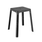 Keuco Axess - Tabouret de salle de bains, noir mat 35082370037