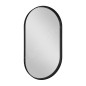 Sapho Avona - Miroir dans un cadre 40x70cm, noir mat AV400 Sapho Avona - Miroir dans un cadre 40x70cm, noir mat AV400