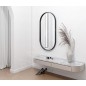 Sapho Avona - Miroir dans un cadre 40x70cm, noir mat AV400 Sapho Avona - Miroir dans un cadre 40x70cm, noir mat AV400