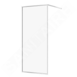 Cersanit Larga - Paroi de douche Walk-In, 90x200 cm, chrome/verre clair S932-135