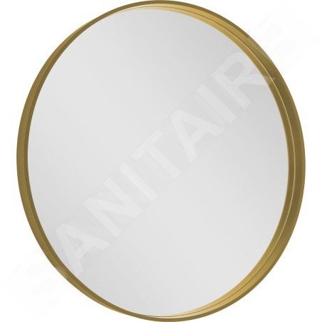 Sapho Notion - Miroir dans un cadre, diamètre 80 cm, or mat NT800G