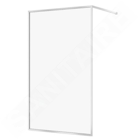 Cersanit Larga - Paroi de douche Walk-In, 120x200 cm, chrome/verre clair S932-137