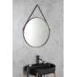 Sapho Orbiter - Miroir dans un cadre, diamètre 60 cm, or mat ORT060G