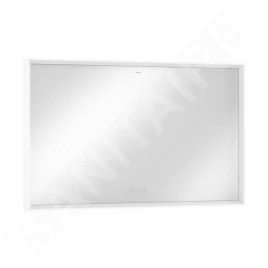 Hansgrohe Xarita E - Miroir avec éclairage LED et chauffage, 120x70 cm, capteur tactile, blanc mat 54985700