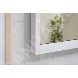 Hansgrohe Xarita E - Miroir avec éclairage LED et chauffage, 100x70 cm, capteur tactile, blanc mat 54986700