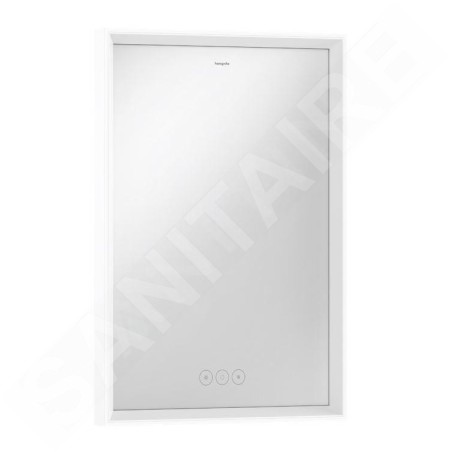 Hansgrohe Xarita E - Miroir avec éclairage LED et chauffage, 50x70 cm, capteur tactile, blanc mat 54989700