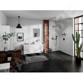 Hansgrohe Xarita E - Miroir avec éclairage LED et chauffage, 50x70 cm, capteur tactile, blanc mat 54989700