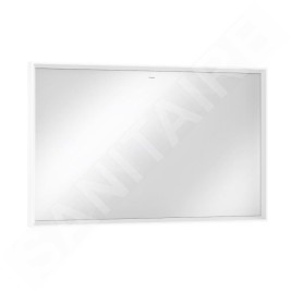 Hansgrohe Xarita E - Miroir avec éclairage LED et chauffage, 120x70 cm, capteur infrarouge, blanc mat 54994700
