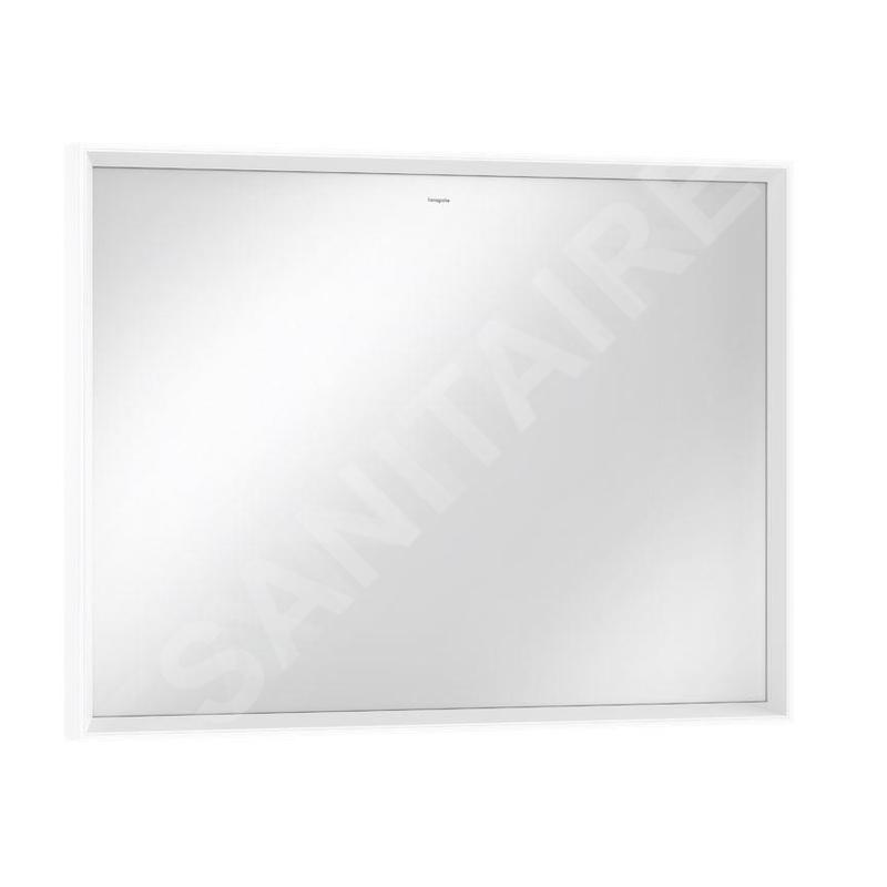 Hansgrohe Xarita E - Miroir avec éclairage LED et chauffage, 100x70 cm, capteur infrarouge, blanc mat 54995700
