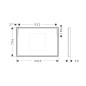 Hansgrohe Xarita E - Miroir avec éclairage LED et chauffage, 100x70 cm, capteur infrarouge, blanc mat 54995700