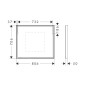 Hansgrohe Xarita E - Miroir avec éclairage LED et chauffage, 80x70 cm, capteur infrarouge, blanc mat 54996700 Hansgrohe Xarita E - Miroir avec éclairage LED et chauffage, 80x70 cm, capteur infrarouge, blanc mat 54996700