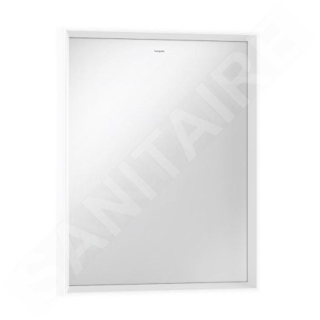 Hansgrohe Xarita E - Miroir avec éclairage LED et chauffage, 60x70 cm, capteur infrarouge, blanc mat 54997700