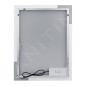 Nimco Miroirs - Miroir avec éclairage LED, 60x80 cm, touches tactiles, aluminium ZP 14002VX Nimco Miroirs - Miroir avec éclairage LED, 60x80 cm, touches tactiles, aluminium ZP 14002VX