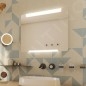Nimco Miroirs - Miroir avec éclairage LED, 80x70 cm, touches tactiles, aluminium ZP 22003VX Nimco Miroirs - Miroir avec éclairage LED, 80x70 cm, touches tactiles, aluminium ZP 22003VX