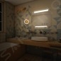 Nimco Miroirs - Miroir avec éclairage LED, 80x70 cm, touches tactiles, aluminium ZP 22003VX Nimco Miroirs - Miroir avec éclairage LED, 80x70 cm, touches tactiles, aluminium ZP 22003VX