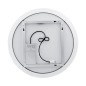 Nimco Miroirs - Miroir avec éclairage LED, diamètre 80 cm, touches tactiles, aluminium ZP 26002RVX Nimco Miroirs - Miroir avec éclairage LED, diamètre 80 cm, touches tactiles, aluminium ZP 26002RVX