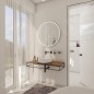 Nimco Miroirs - Miroir avec éclairage LED, diamètre 80 cm, touches tactiles, aluminium ZP 26002RVX Nimco Miroirs - Miroir avec éclairage LED, diamètre 80 cm, touches tactiles, aluminium ZP 26002RVX