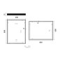 Nimco Miroirs - Miroir avec éclairage LED, 60x80 cm, touches tactiles, noir ZPC 13002VX-90 Nimco Miroirs - Miroir avec éclairage LED, 60x80 cm, touches tactiles, noir ZPC 13002VX-90