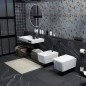 Nimco Miroirs - Miroir avec éclairage LED, diamètre 80 cm, touches tactiles, noir ZPC 28002RVX-90 Nimco Miroirs - Miroir avec éclairage LED, diamètre 80 cm, touches tactiles, noir ZPC 28002RVX-90