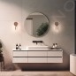 Nimco Miroirs - Miroir avec éclairage LED, diamètre 60 cm, touches tactiles, noir ZPC 31000RVX-90 Nimco Miroirs - Miroir avec éclairage LED, diamètre 60 cm, touches tactiles, noir ZPC 31000RVX-90
