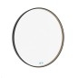 Nimco Miroirs - Miroir avec éclairage LED, diamètre 70 cm, touches tactiles, noir ZPC 31001RVX-90 Nimco Miroirs - Miroir avec éclairage LED, diamètre 70 cm, touches tactiles, noir ZPC 31001RVX-90