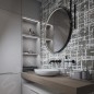 Nimco Miroirs - Miroir avec éclairage LED, diamètre 70 cm, touches tactiles, noir ZPC 31001RVX-90 Nimco Miroirs - Miroir avec éclairage LED, diamètre 70 cm, touches tactiles, noir ZPC 31001RVX-90